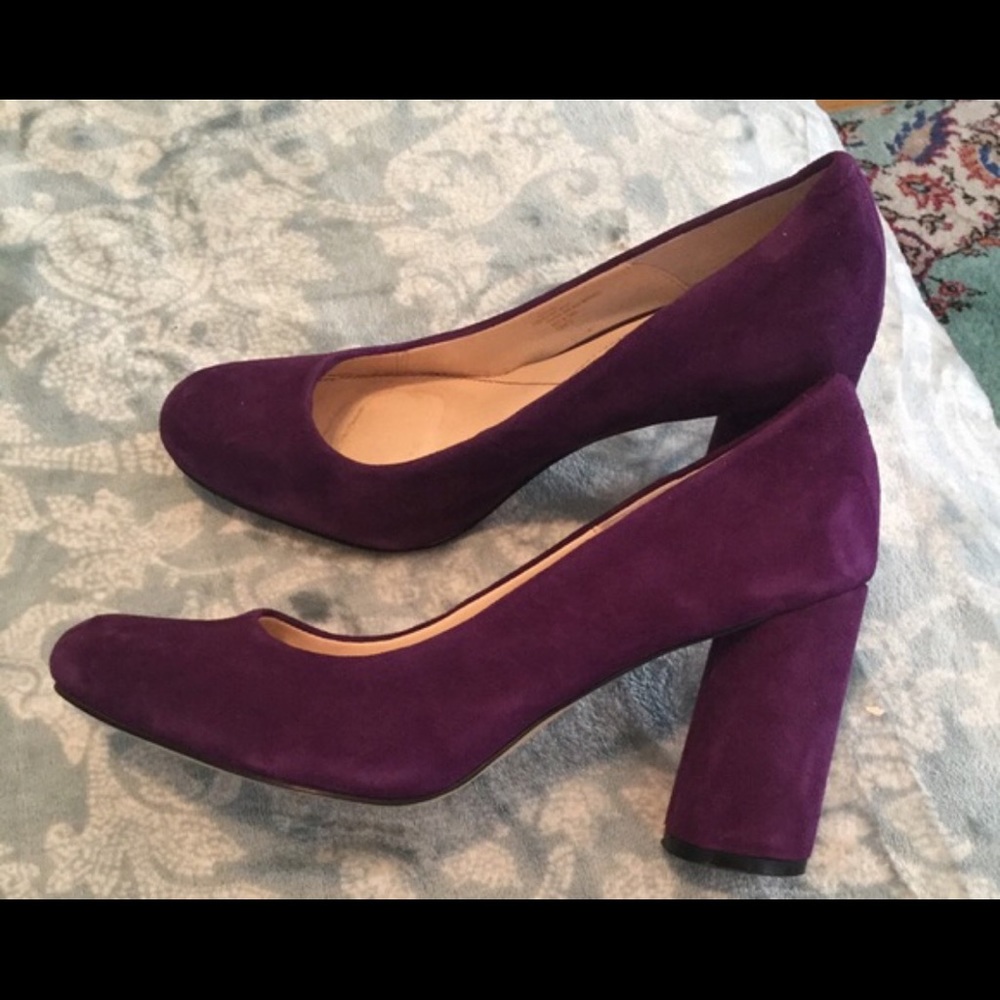 Very pretty purple sweet block heel