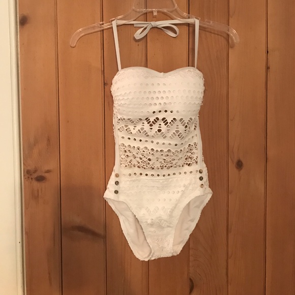 Mesh one-piece, monokini swimsuit - Picture 1 of 6