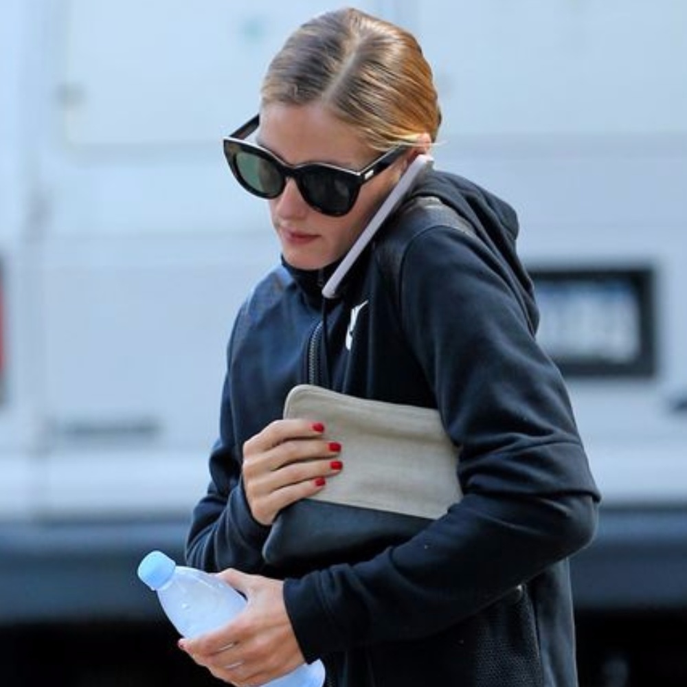 CÉLINE Bicolor Lambskin Clutch