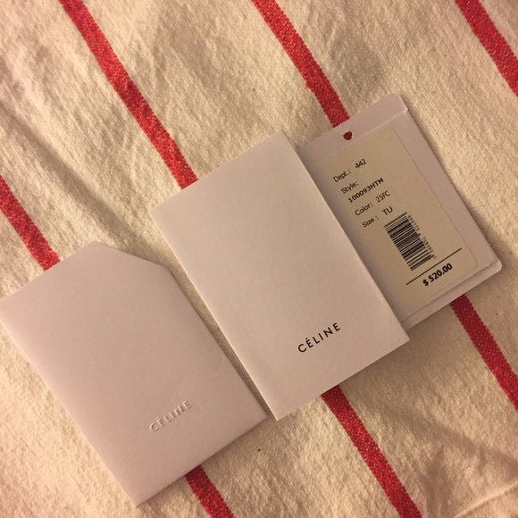 CÉLINE Bicolor Lambskin Clutch - Picture 8 of 8