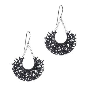 nwot nervous system nylon hyphae earrings