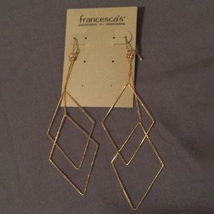 Gold layered earrings lightweight