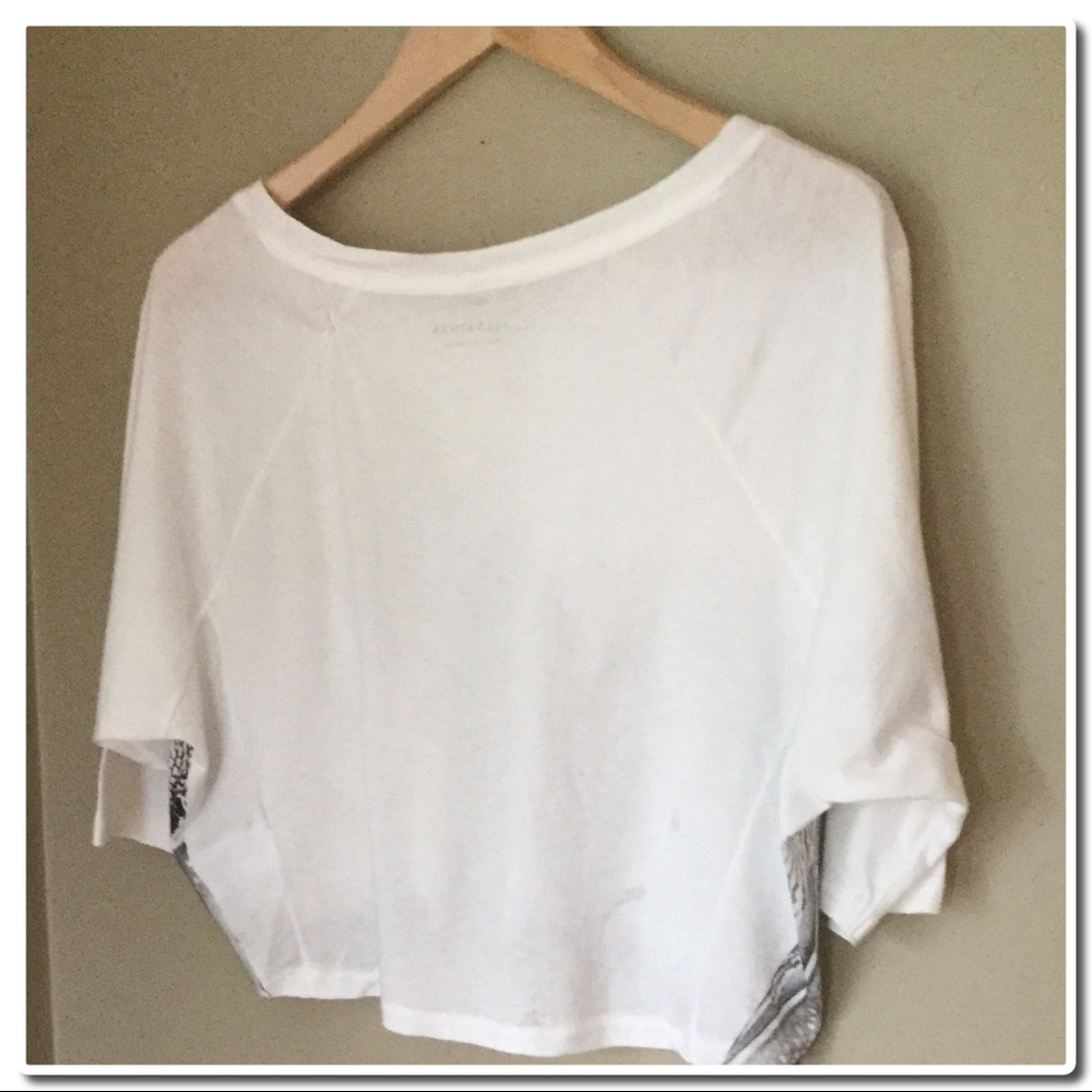 All Saints Zebu Yale Tee in Chalk - Picture 5 of 6
