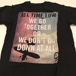 All time low black t-shirt medium