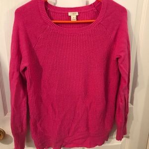 J. Crew waffle sweater