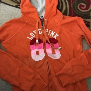 Pink hoodie