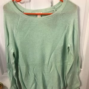 J Crew waffle sweater
