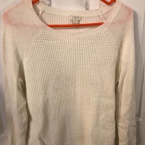 J Crew waffle sweater!