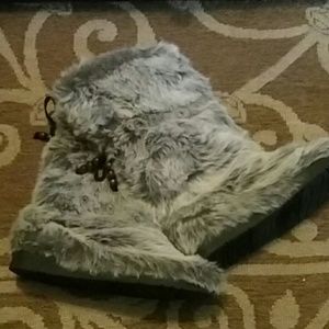 Fuzzy boots