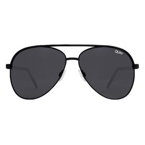 Quay Black Aviator Sunglasses