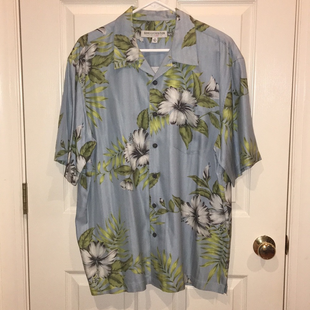 Quicksilver Tropical Dress Shirt