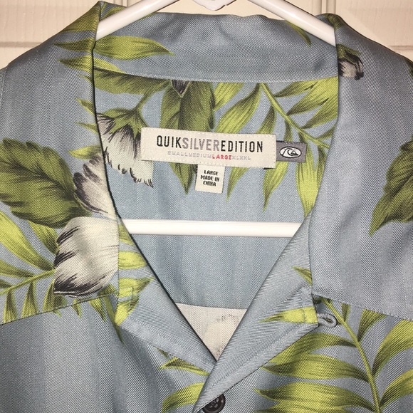 Quicksilver Tropical Dress Shirt - Picture 3 of 3