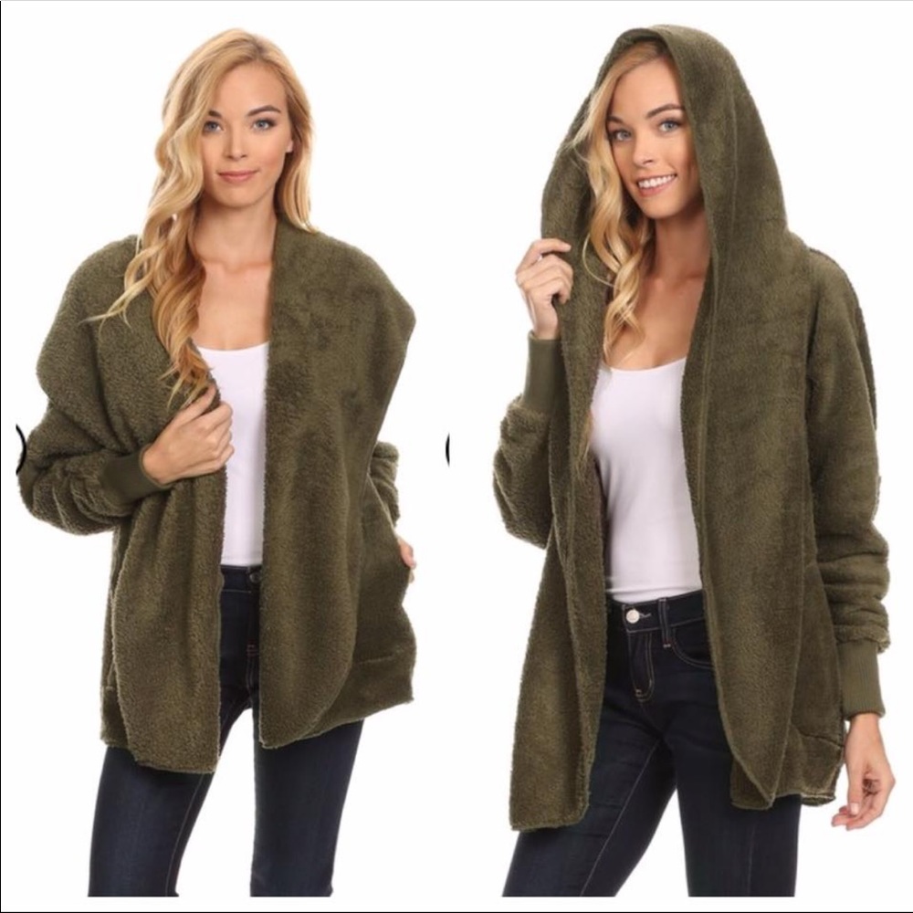Faux fur fall jacket