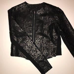 Custom made leather jacket