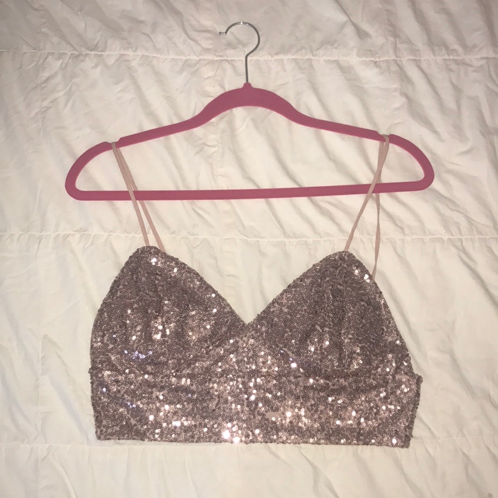 Sequin bralette