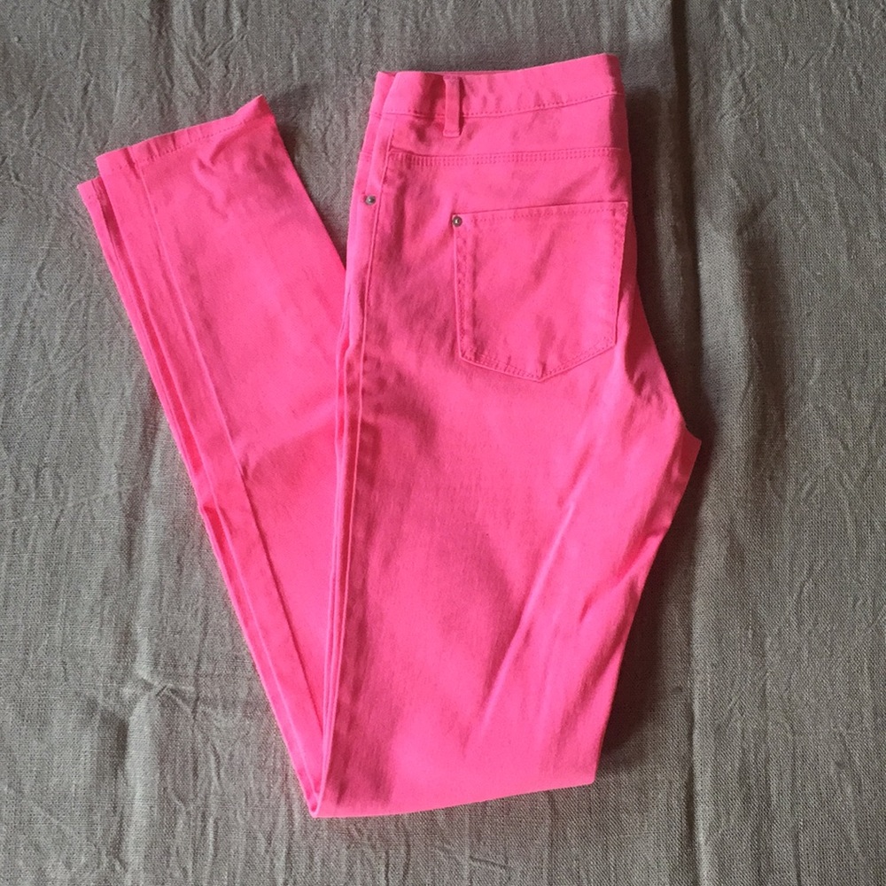 Bright pink pants by H&M almost new!