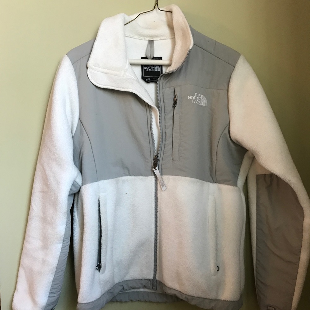 White North Face jacket