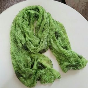 Green and Black Scarf