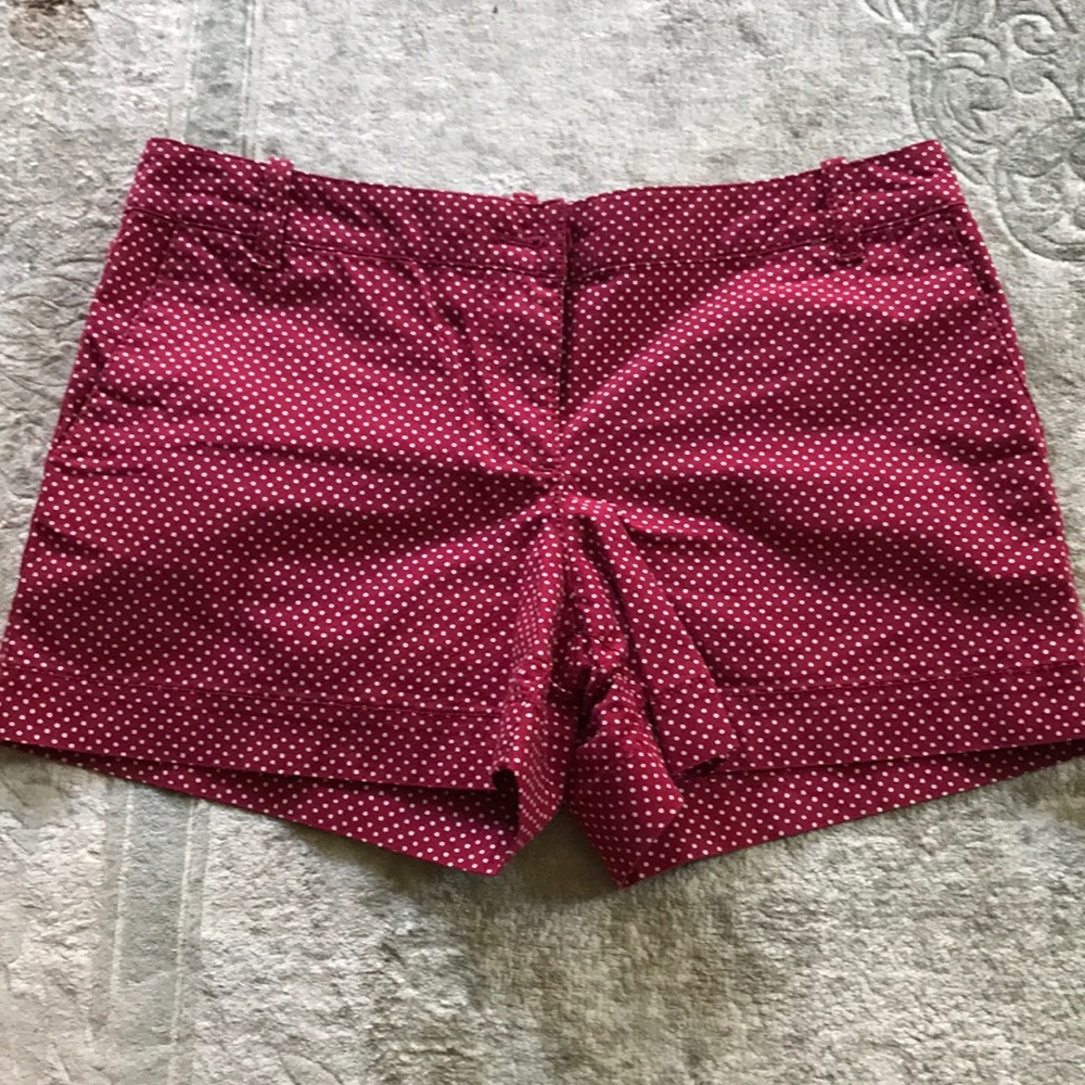 Ann Taylor loft, red polkadot shorts size 4 – off