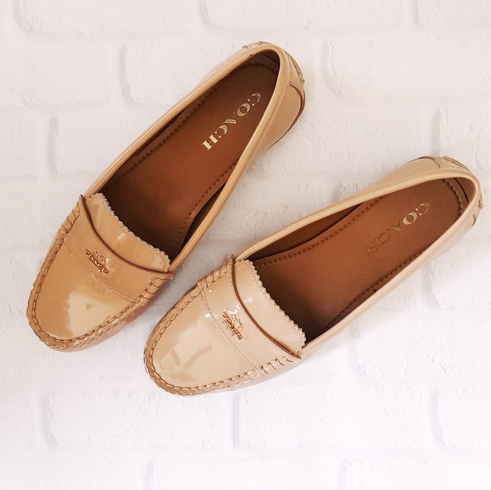 Patent leather Coach loafer