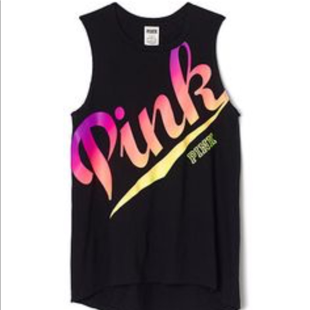 Med PINK tank top