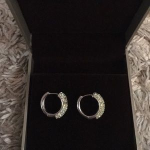 Crystal silver earrings from Nordstrom