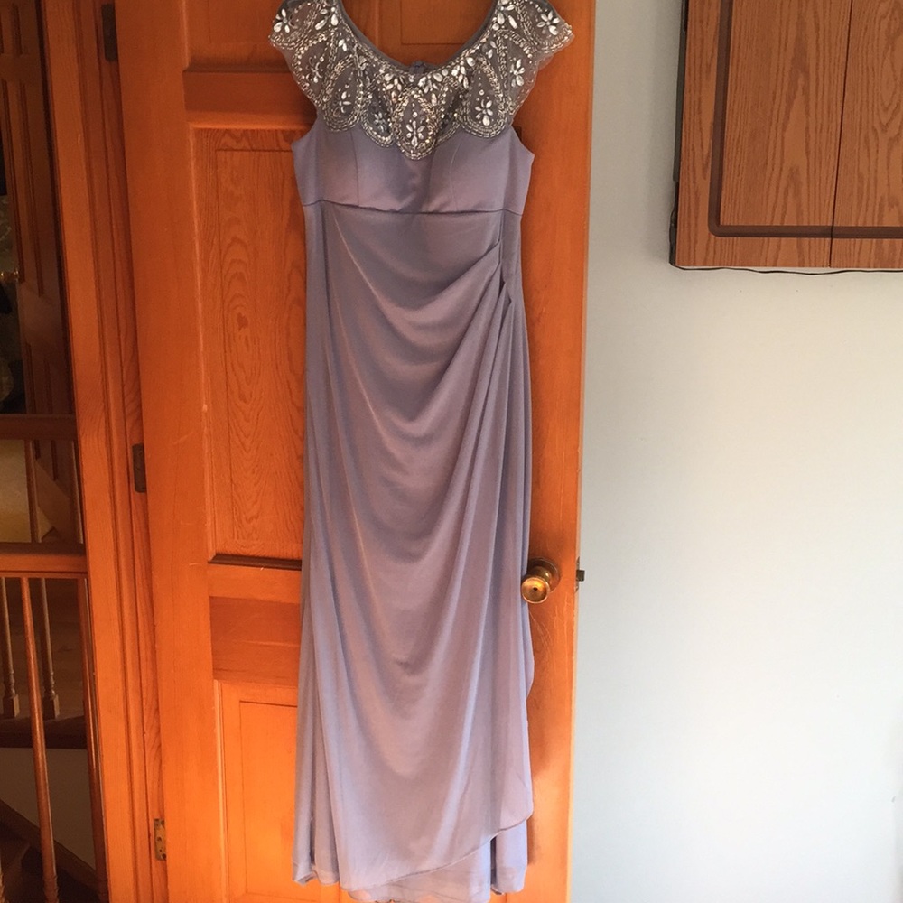 Formal blue/grey dress size 12.