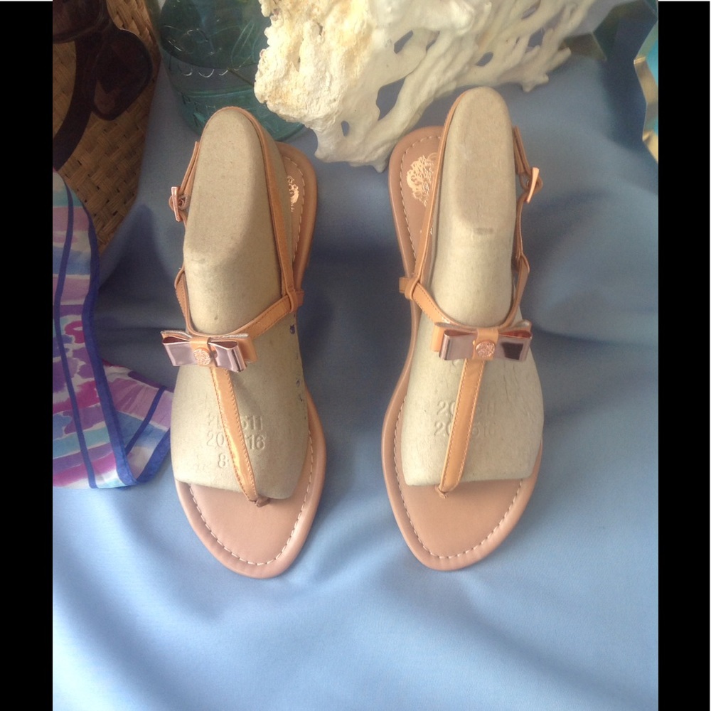 Rose Gold Vince Camuto Sandals