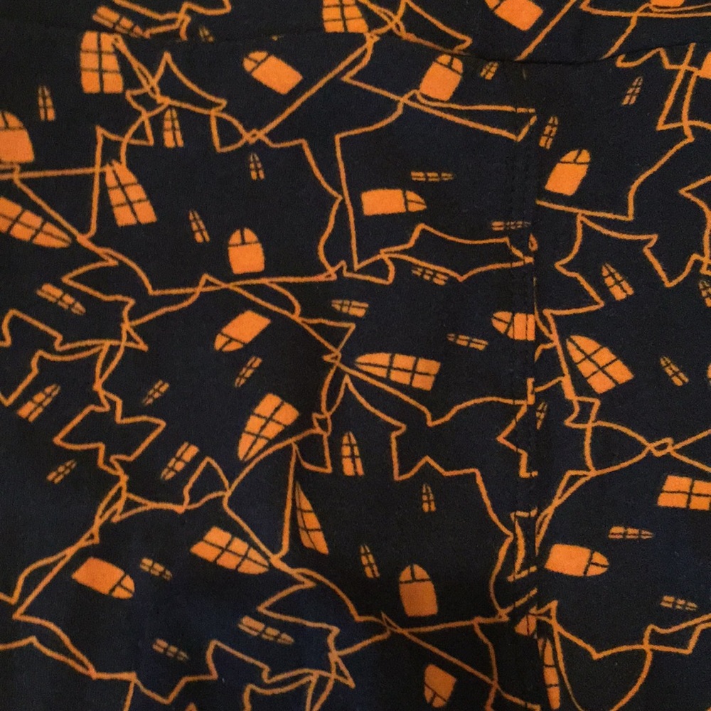 LLR HALLOWEEN LEGGINGS - HAUNTED HOUSE LULAROE