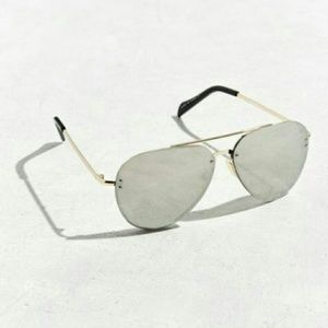 UO Muse Mirror Aviator Sunglasses