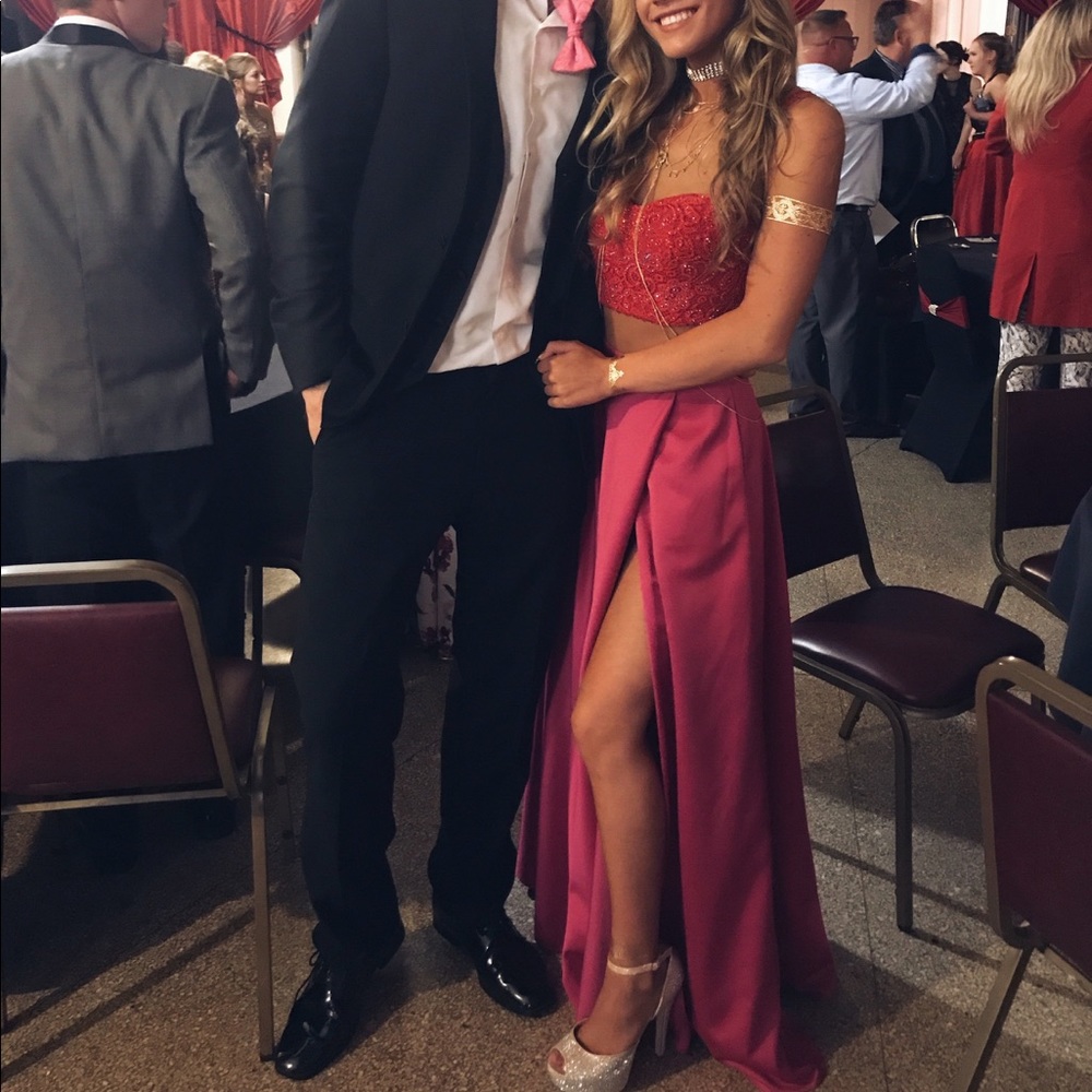 La Femme Homecoming/Prom Two-Piece Dress