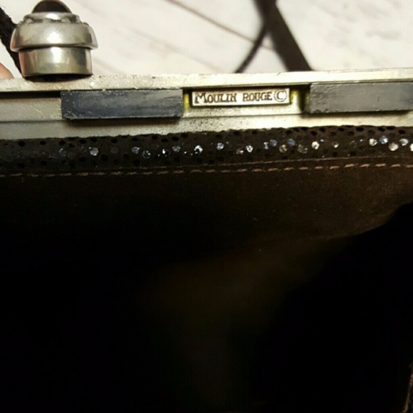 {vintage} James Culver Moulin Rouge leather purse - Picture 3 of 4