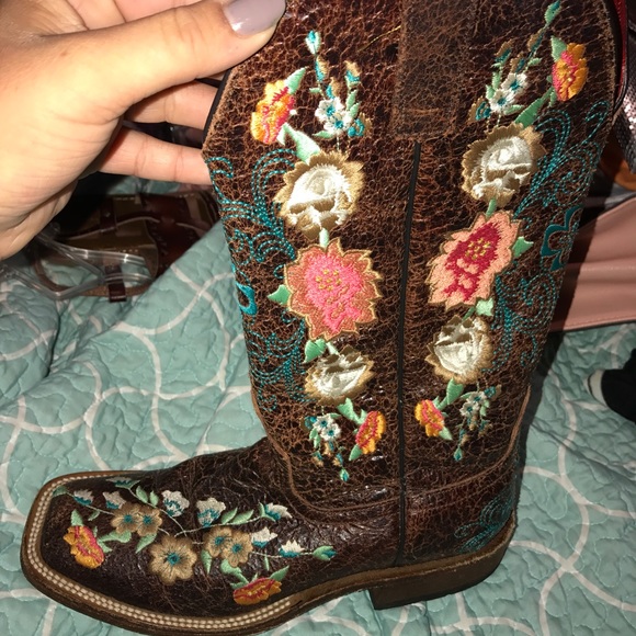 Macie bean square toed boots - Picture 1 of 2