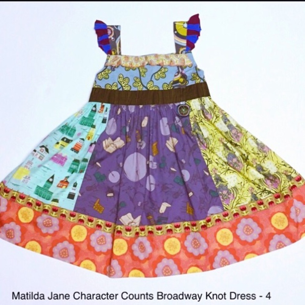 Matilda Jane Character Counts Broadway Knot dress.