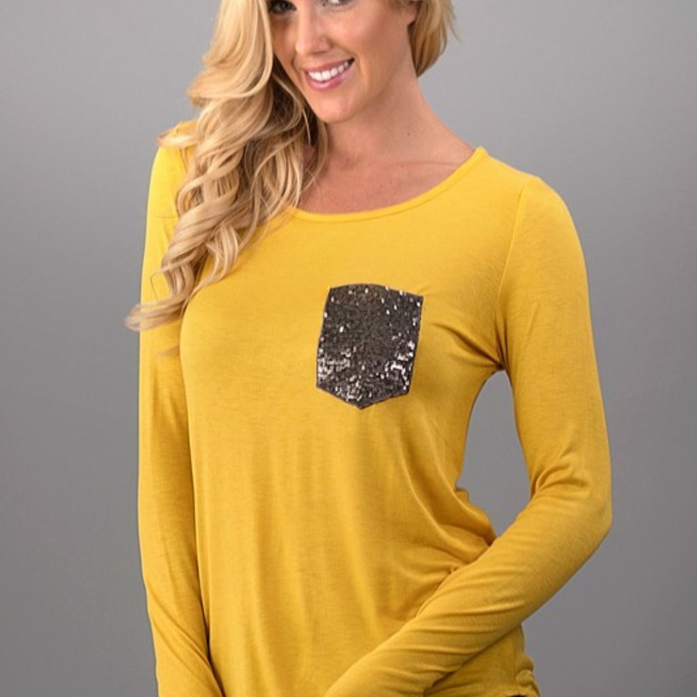 Glam pocket top
