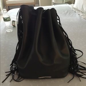 Victoria's Secret fashion show fringe back pack