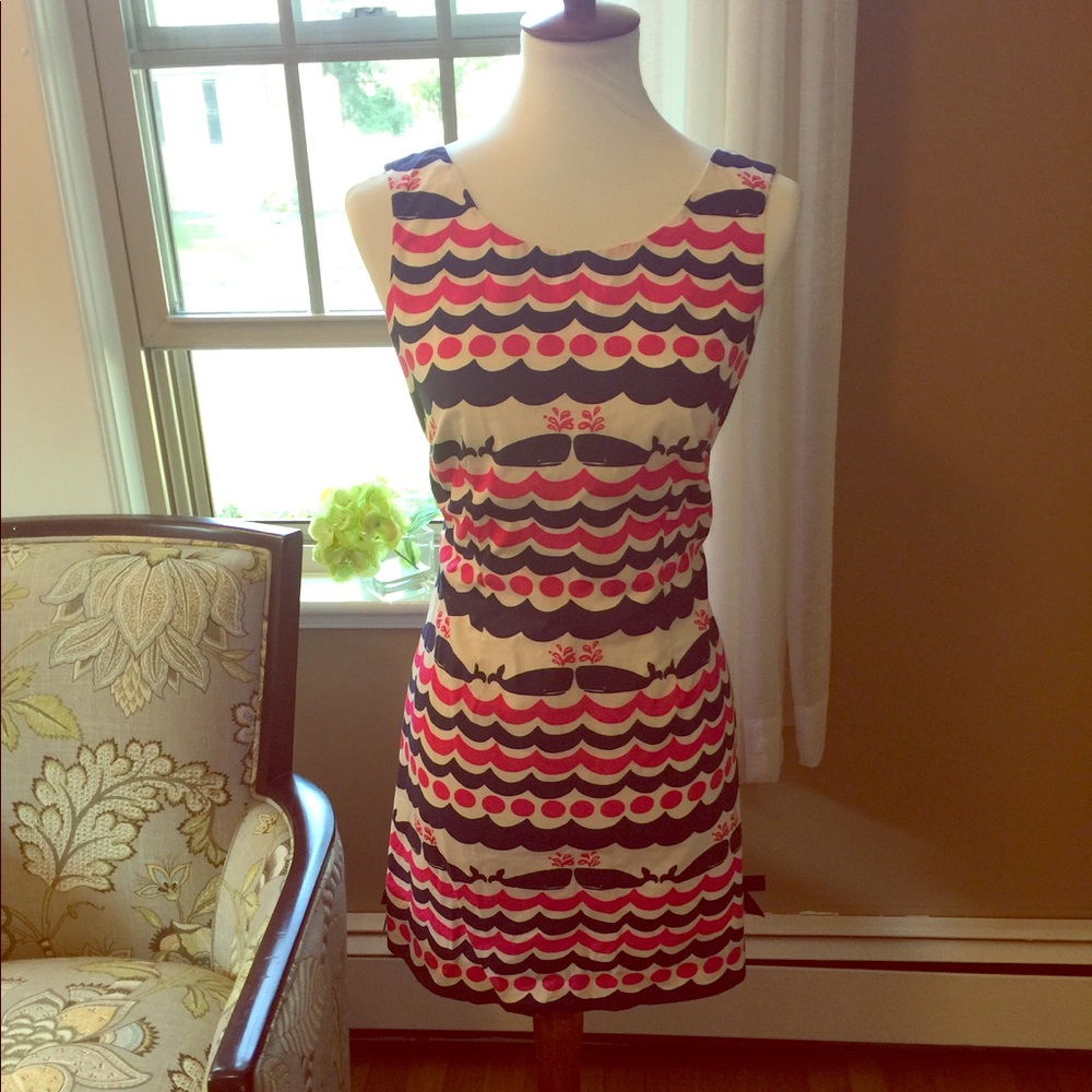 Lilly Pulitzer Whale Print Dress 🐳 Size 4