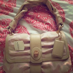 Pink coach bag