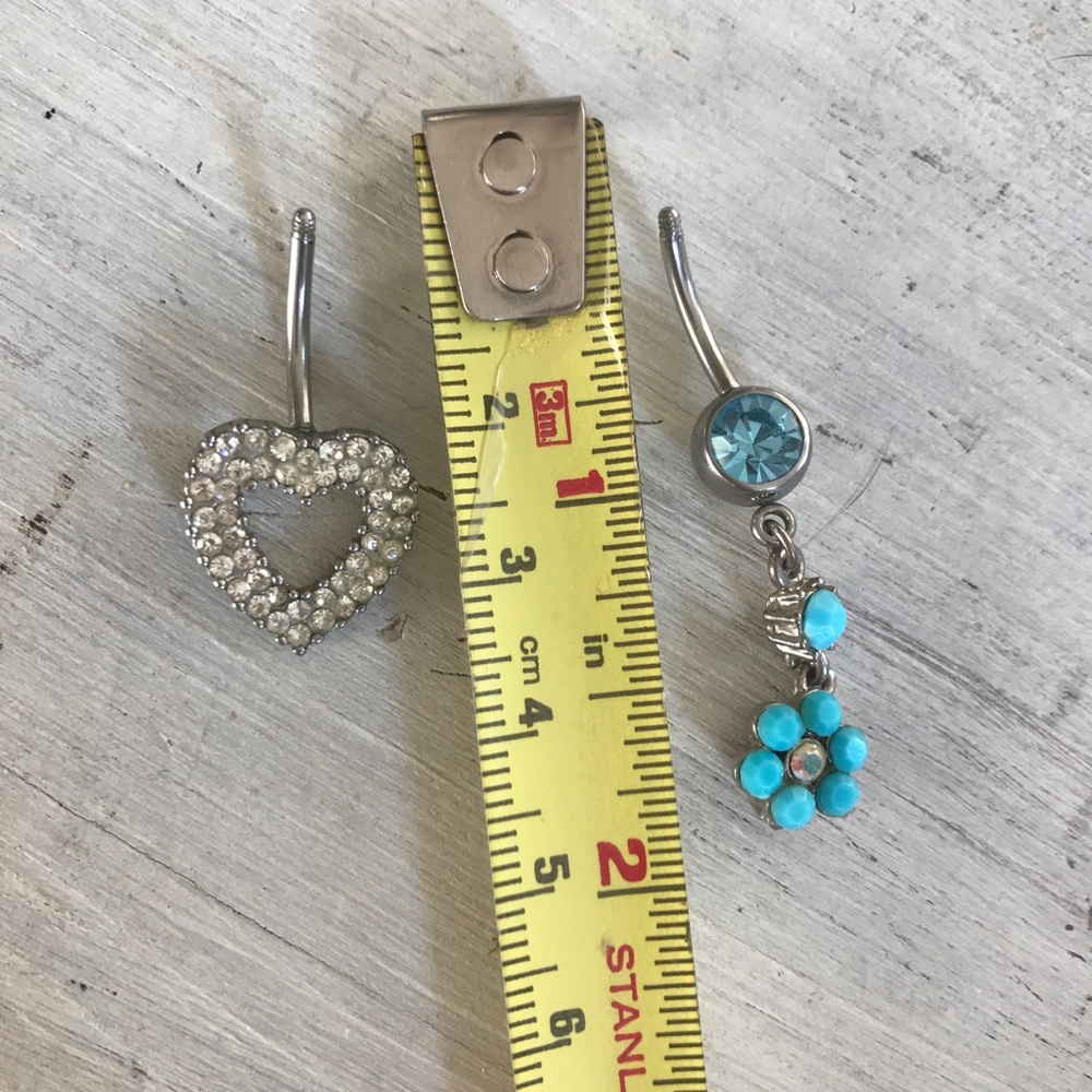 Set of 2 belly rings