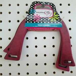 Wood Handle for purse