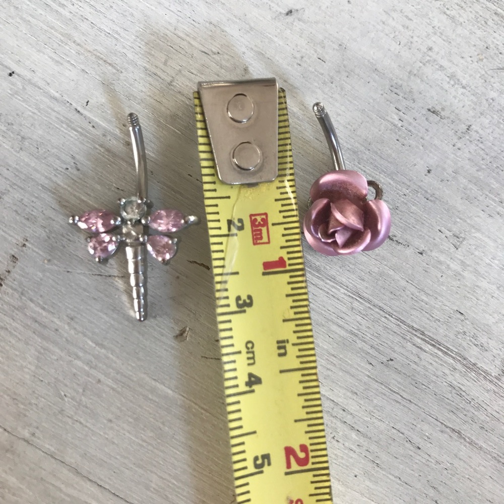 Set of 2 belly rings