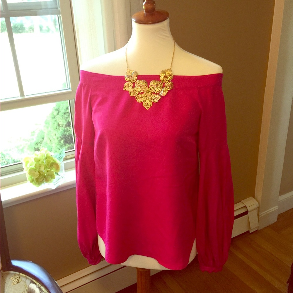 Anthropologie Magenta Pink Blouse 🎀