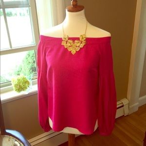 Anthropologie Magenta Pink Blouse 🎀