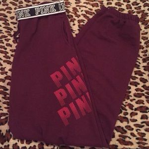 Vs pink sweats