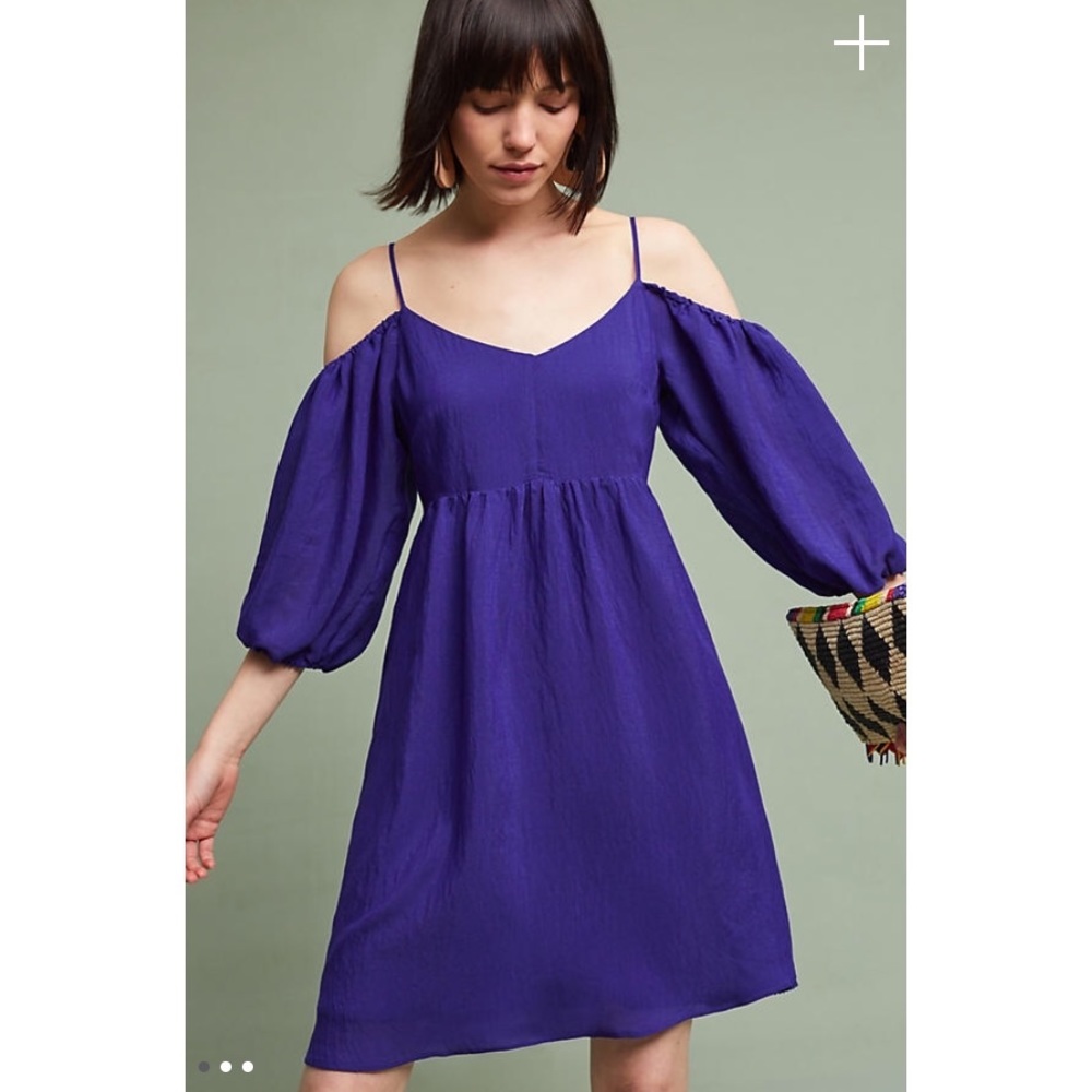 Anthropologie Open-Shoulder Carina Dress