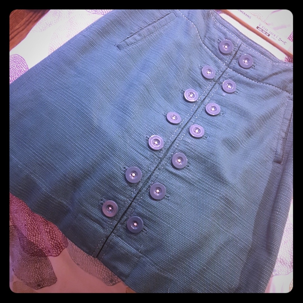 Aqua-colored Taikonku Skirt