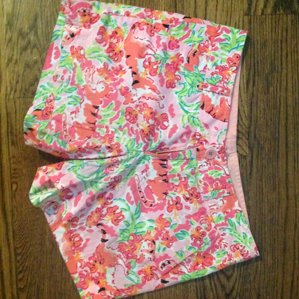 Lilly Pulitzer Here Kitty Shorts
