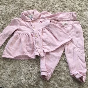 Ralph Lauren baby girls sweatsuit size 24M