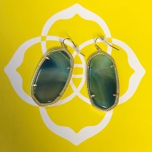 Kendra Scott Blue Agate Danielle Earrings