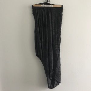 Dark grey Anthropologie wrap skirt
